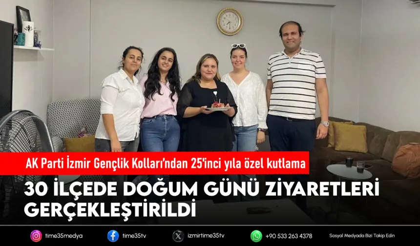 AK Parti İzmir Gençlik Kolları’ndan 25'inci yıla özel kutlama