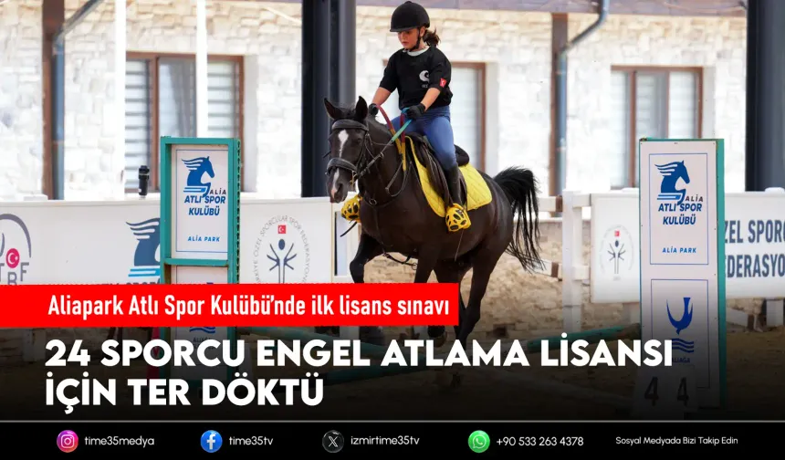 Aliapark’ta ilk lisans sınavı: 9 sporcu başarılı oldu