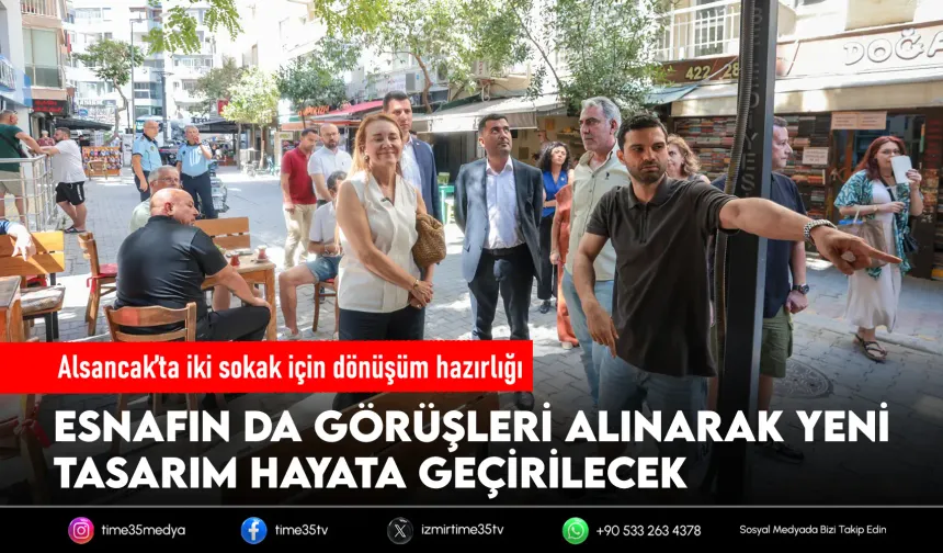 Alsancak’ın iki sokağında büyük dönüşüm