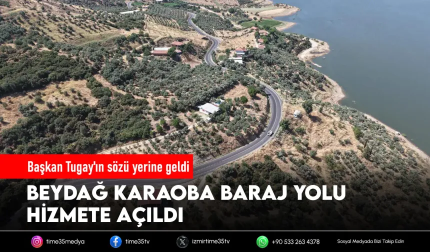 Beydağ’ın yıllardır beklediği yol hizmete açıldı