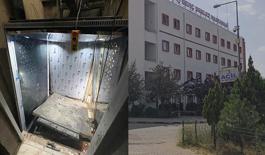 İnşaatta üzerine asansör kabini düşen işçi öldü