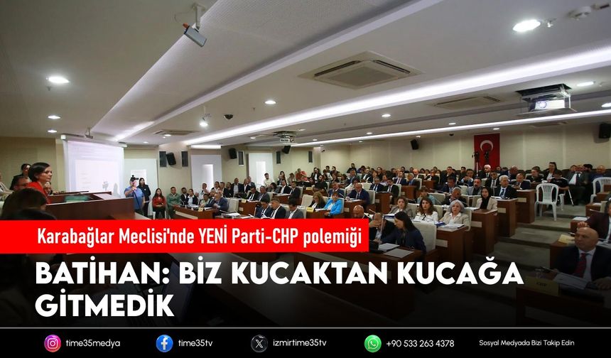 Karabağlar Meclisi'nde sert polemik: "Biz kucaktan kucağa gitmedik"