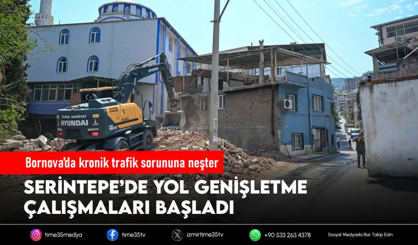 Bornova'da hem trafik hem altyapı sorunu çözülüyor