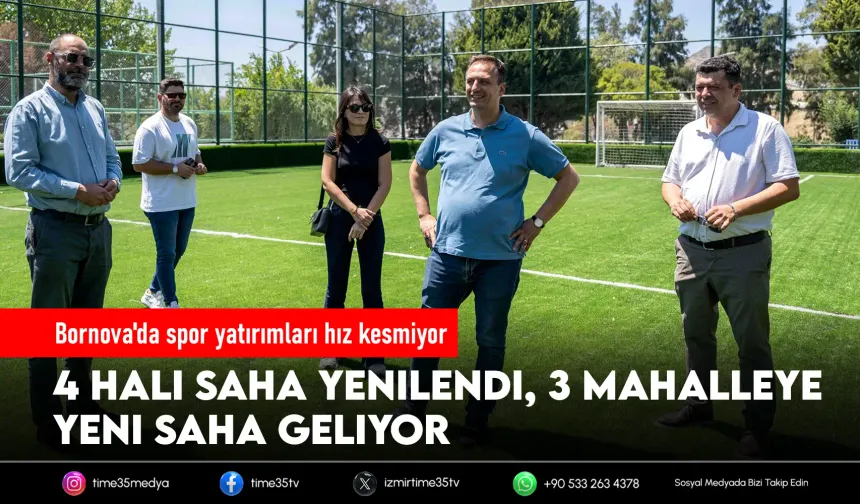 Başkan Eşki'den 3 mahalleye yeni halı saha müjdesi