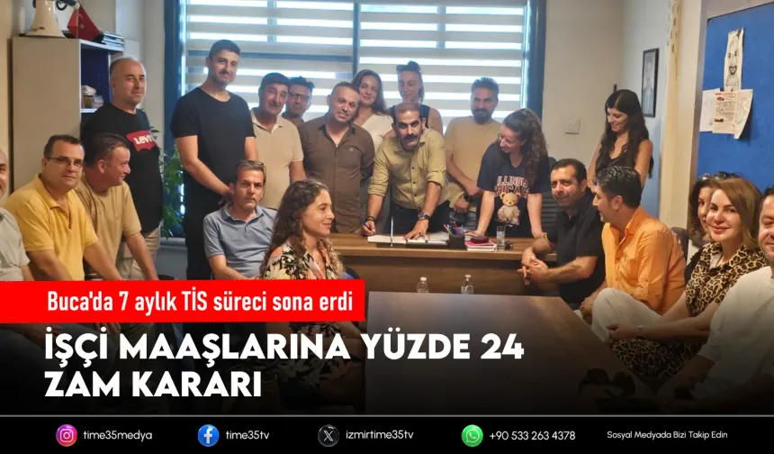 Buca Belediyesi'nde TİS süreci tamamlandı!