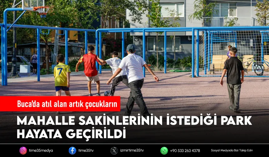 Buca’da mahalleli istedi Büyükşehir yaptı