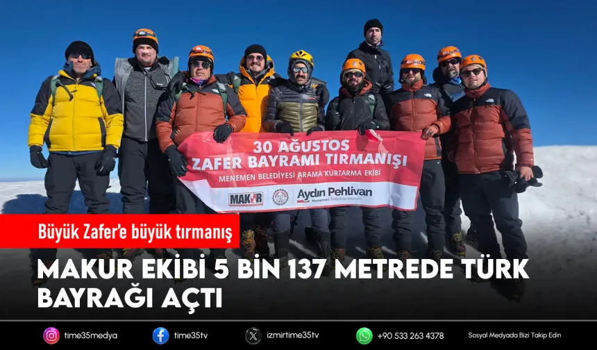 Zaferin ruhu, Ağrı Dağı’nın zirvesine taşındı!