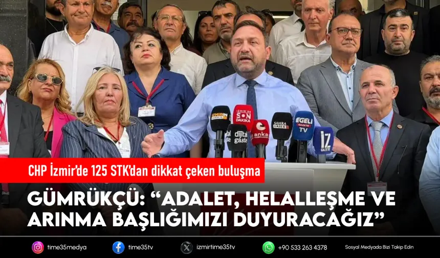 125 STK’dan CHP İzmir İl Başkanlığı’na destek ziyareti