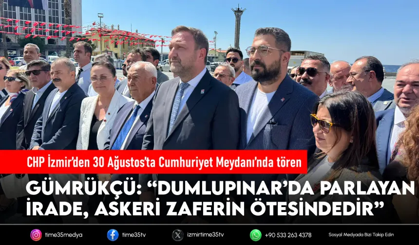 CHP İzmir büyük zaferin 104. yılı için Atasının huzurunda!
