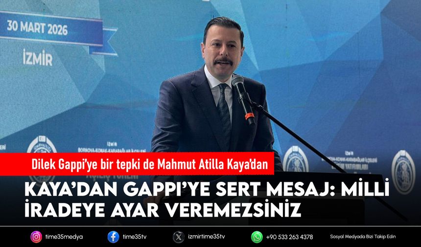 Dilek Gappi’ye bir sert tepki de Mahmut Atilla Kaya’dan