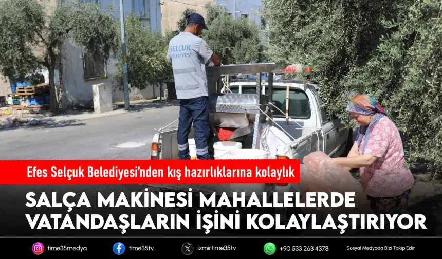 Efes Selçuk’ta geleneksel kış hazırlığına belediye desteği