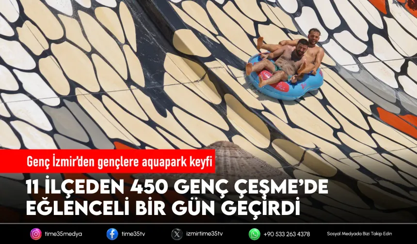 Büyükşehir’den gençlere aquapark keyfi