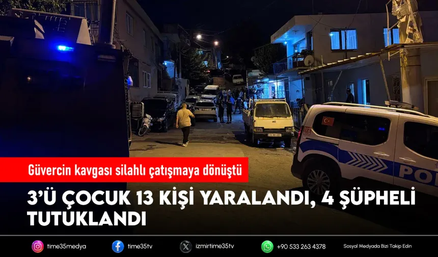Menemen’de güvercin kavgası dehşeti: 3’ü çocuk 13 yaralı