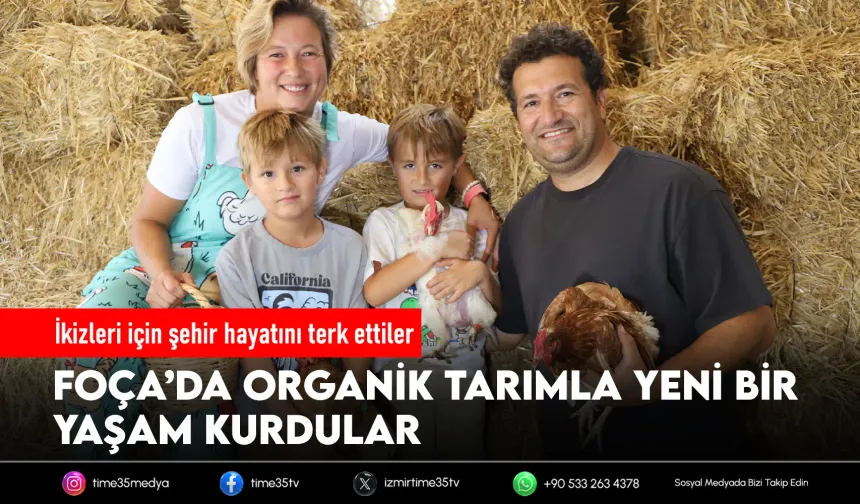 İkizleri için kurumsal işlerini bırakıp çiftçi oldular