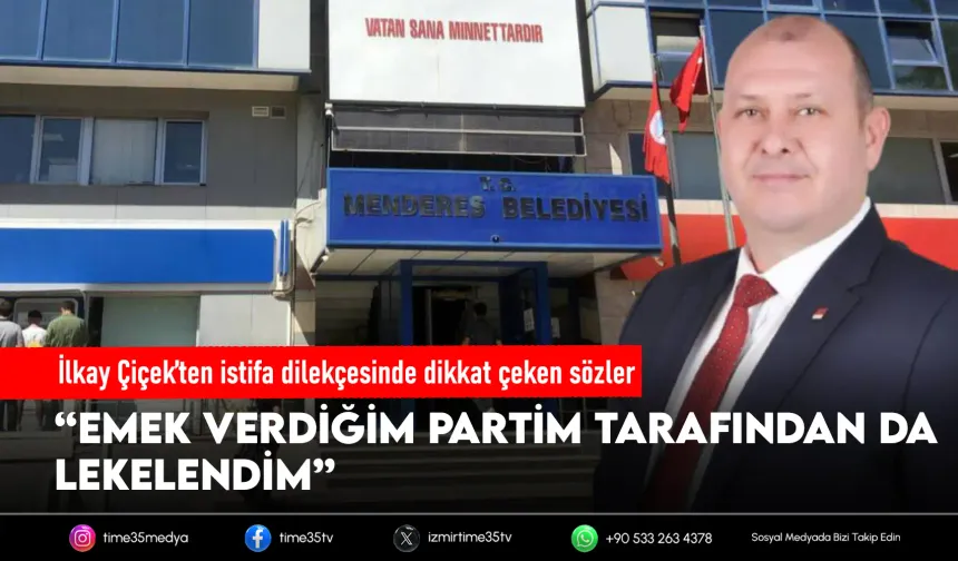 İlkay Çiçek'ten CHP'ye sert tepki: İstifa etti