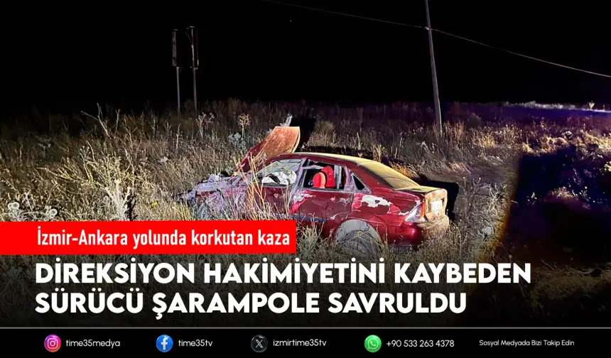 Otomobil şarampole savruldu: 3 yaralı
