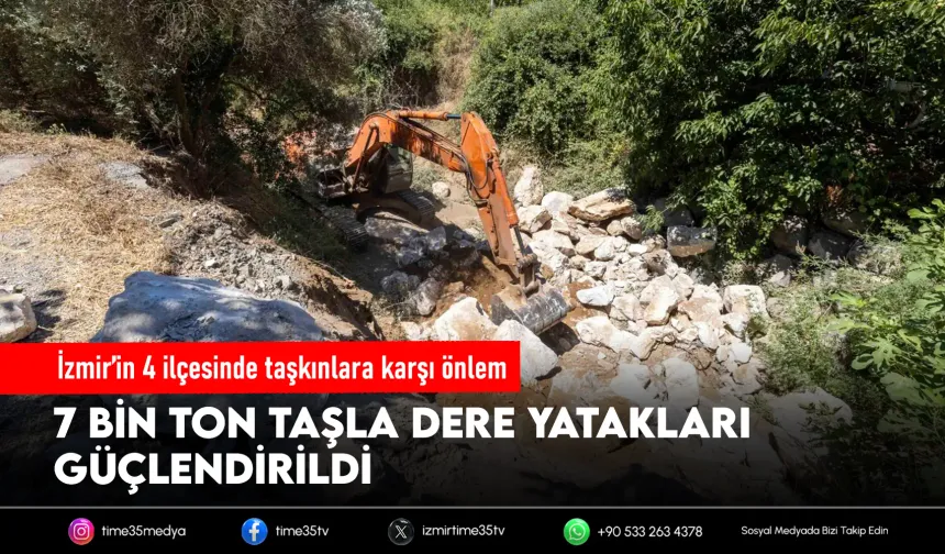İZSU’dan kıyı ilçelerinde sel ve taşkına önlem
