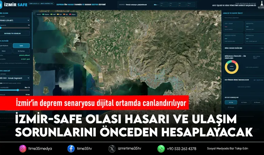 İzmir’de deprem alarmı için dijital hazırlık!