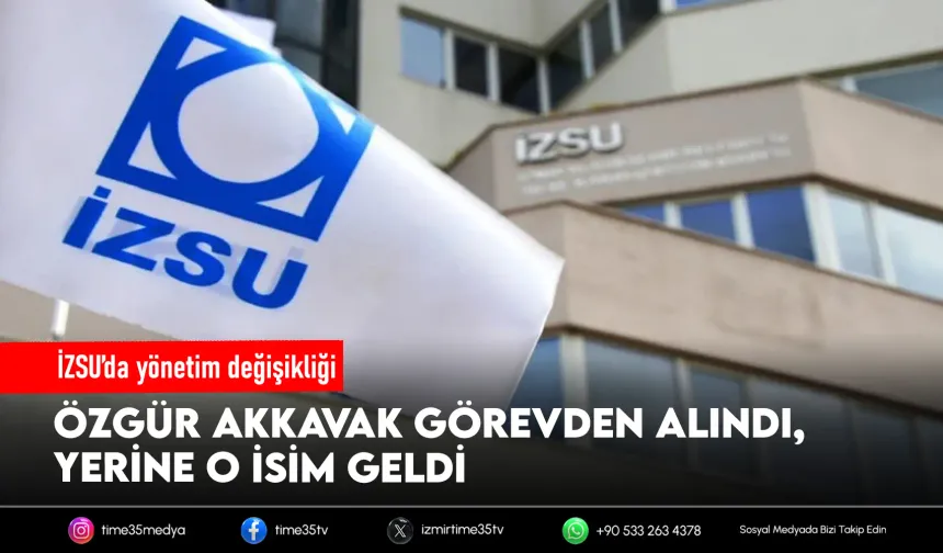 Cemil Tugay’dan İZSU’da bir değişiklik daha
