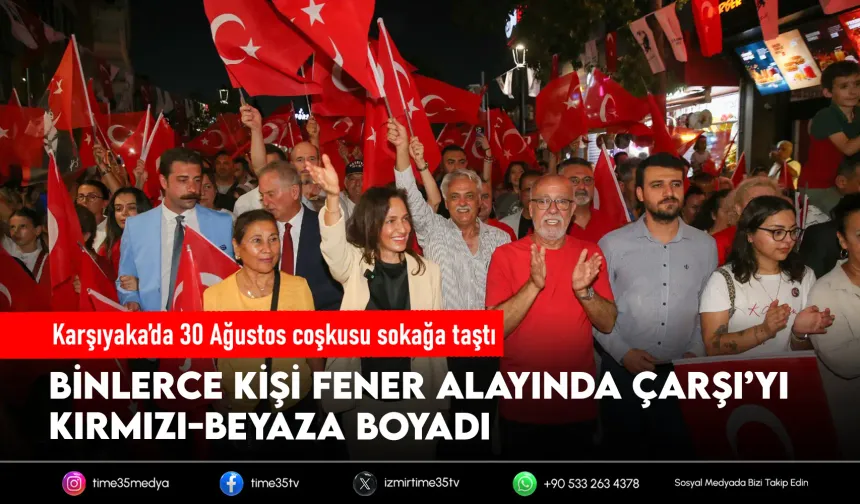 Karşıyaka Çarşısı 30 Ağustos’ta gelincik tarlasına dönüştü!