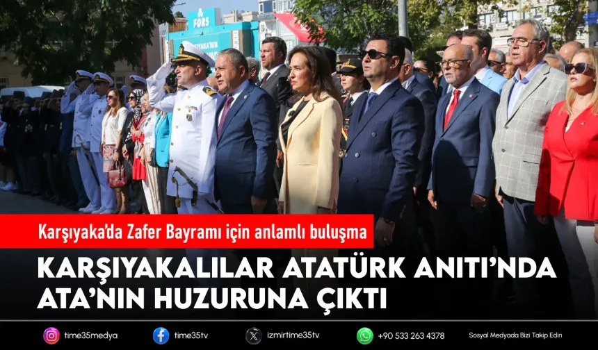 Karşıyaka’da 30 Ağustos gururu