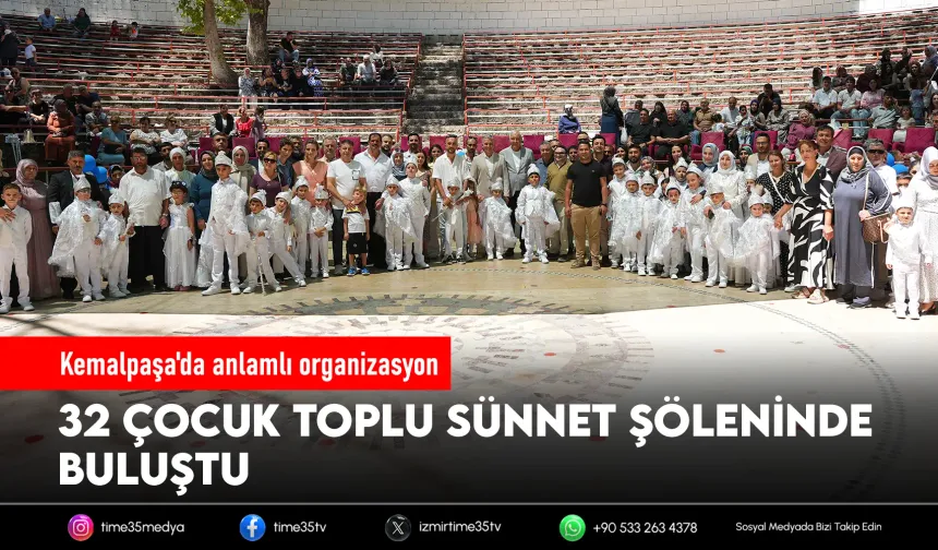 Kemalpaşa'da coşkulu toplu sünnet şöleni