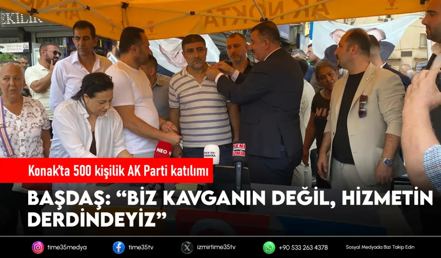 CHP ve farklı partilerden 500 kişi AK Parti'ye geçti