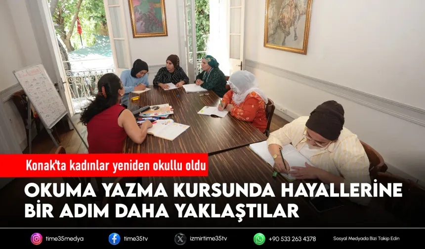 Konaklı kadınların okuma azmi örnek oldu