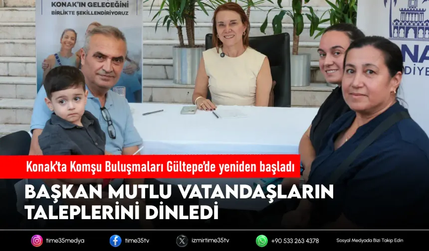 2. Gültepe’de “Komşu Buluşması”: Talepler tek tek dinlendi