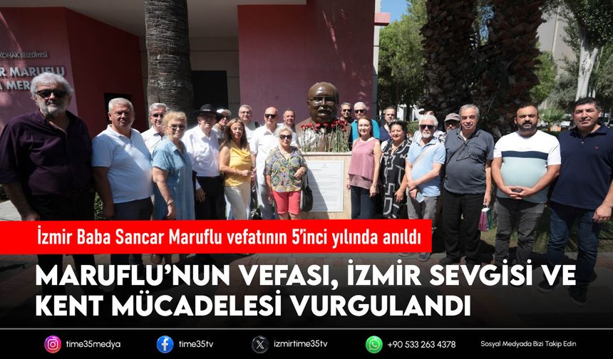 İzmir Baba Sancar Maruflu vefatının 5’inci yılında anıldı