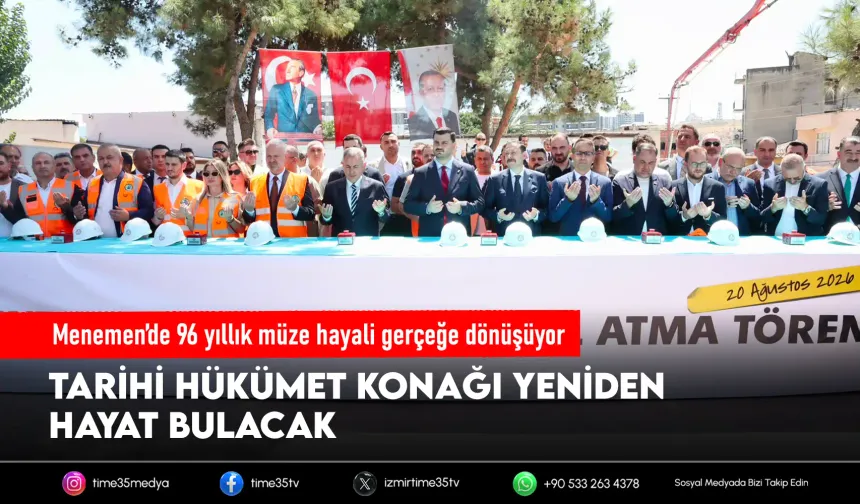 Menemen'de 100 yıllık müze hayalinin temeli atıldı