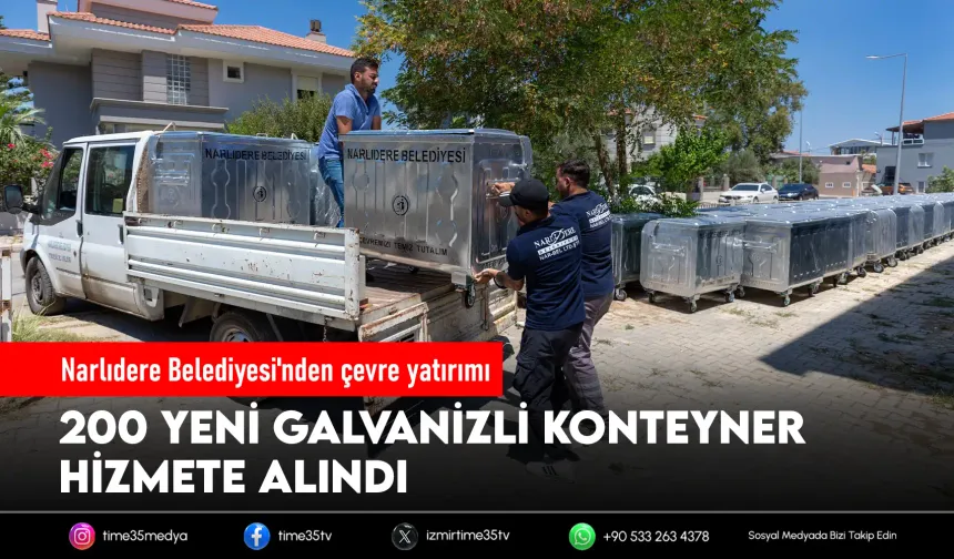 Narlıdere Belediyesi'nden temizlik hamlesi