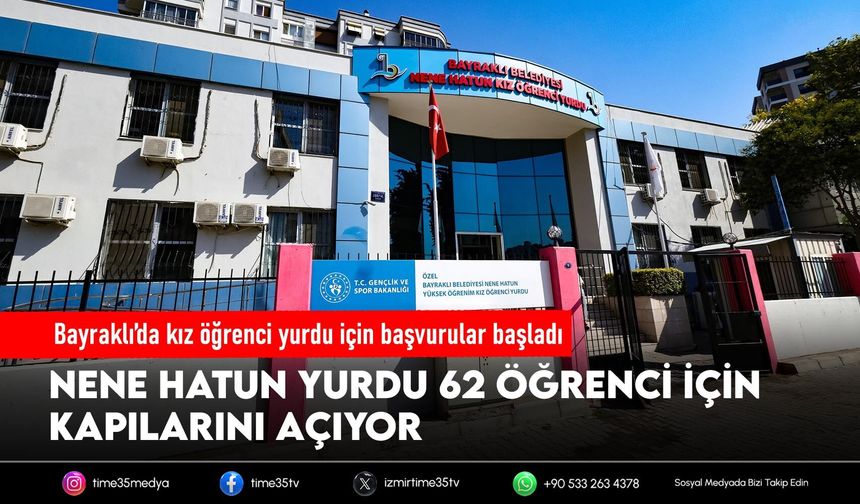 Bayraklı’da kız öğrenci yurdu için başvurular başladı