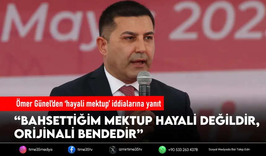 Ömer Günel’den dikkat çeken açıklama: “Tehdit mektubunun orijinali bende”