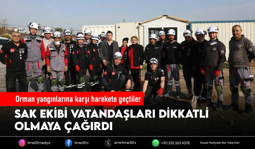 Seferihisar'da yangına karşı farkındalık hamlesi!