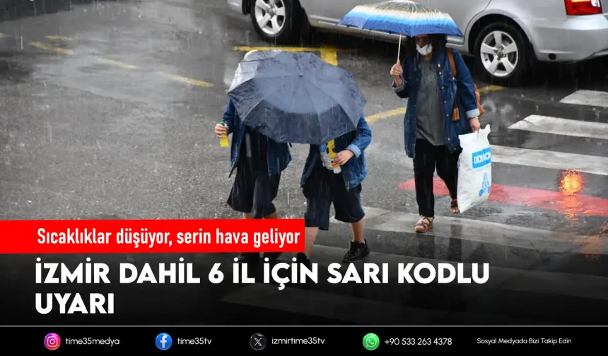 İzmir için sarı kod! Kuvvetli rüzgar ve yağış geliyor