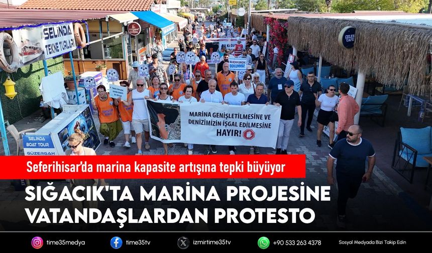 Seferihisar’da marina kapasite artışına tepki büyüyor