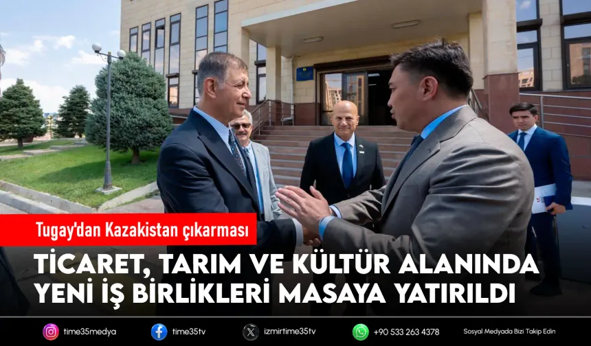 Başkan Tugay'dan Kazakistan çıkarması