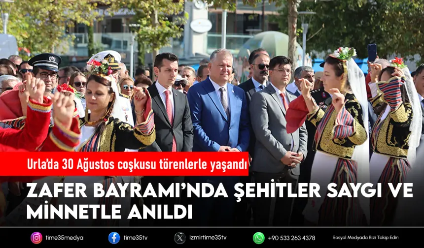 Urla’da 30 Ağustos Zafer Bayramı Coşkusu