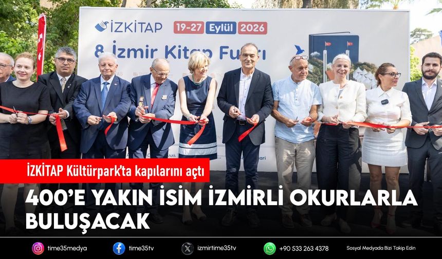 İZKİTAP Kültürpark’ta kapılarını açtı