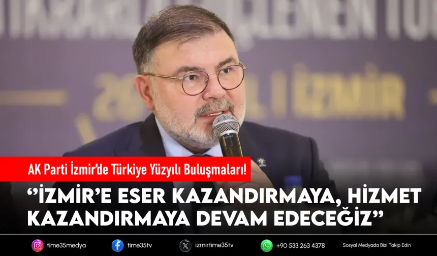 Başkan Saygılı’dan yatırım mesajı: “İzmir’e hizmet kazandırmaya devam edeceğiz”