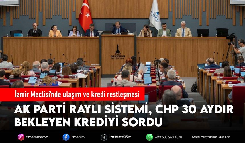 İzmir Meclisi’nde ulaşım ve kredi restleşmesi