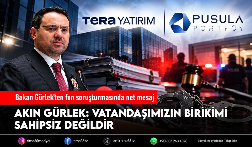 Bakan Gürlek’ten fon soruşturmasında net mesaj