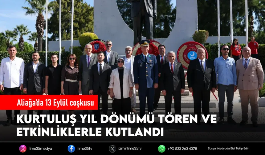 Aliağa’da kurtuluşun 104’üncü yılı kutlandı