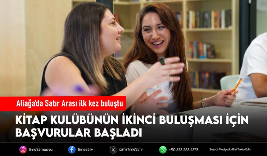 Aliağa’da kitap tutkunlarını buluşturan yeni kulüp