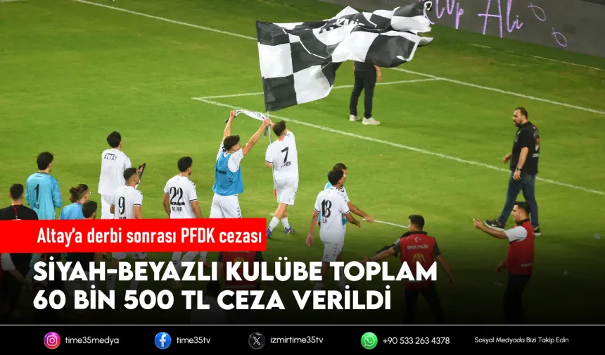 Altay'da sahaya bayrak dikmeye para cezası