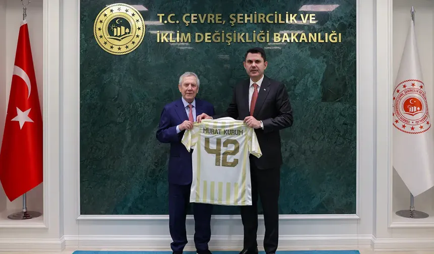 Bakan Kurum, Aziz Yıldırım'ı kabul etti