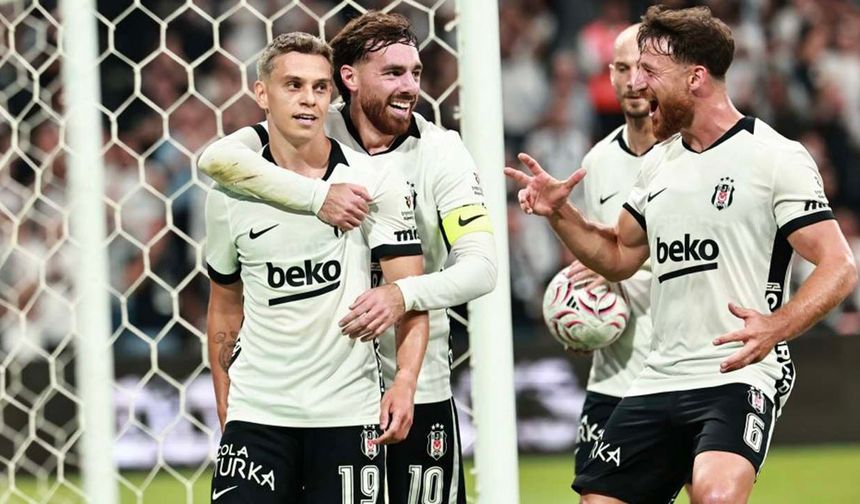 Beşiktaş’tan Erzurumspor karşısında farklı galibiyet