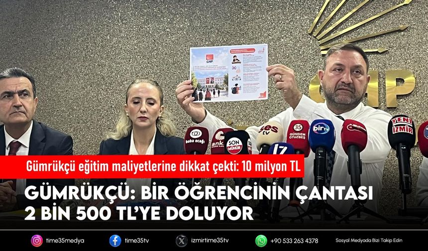 Gümrükçü eğitim maliyetlerine dikkat çekti: 10 milyon TL