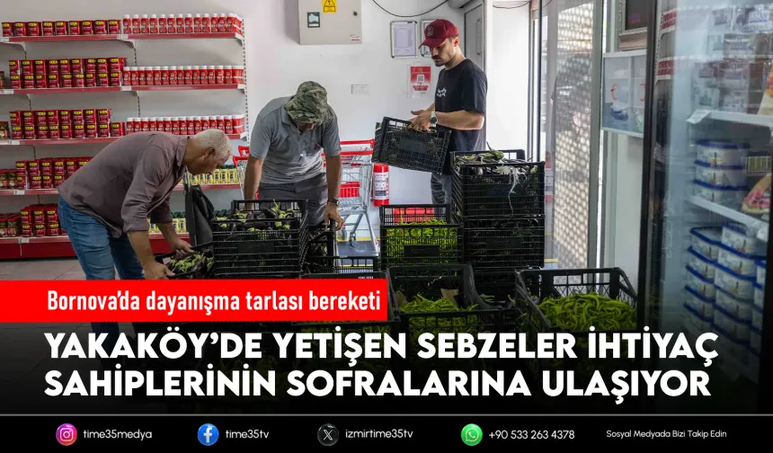 Bornova’nın Dayanışma Tarlası bereket saçıyor